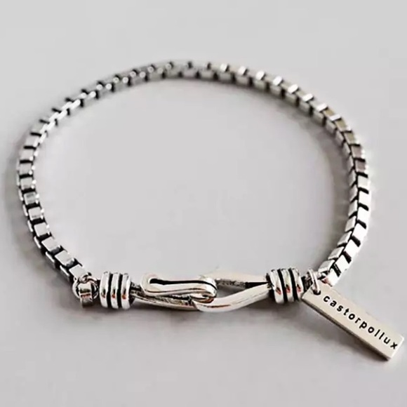 Minimalist SS 925 Clasp Bracelet▪️New - Picture 4 of 6